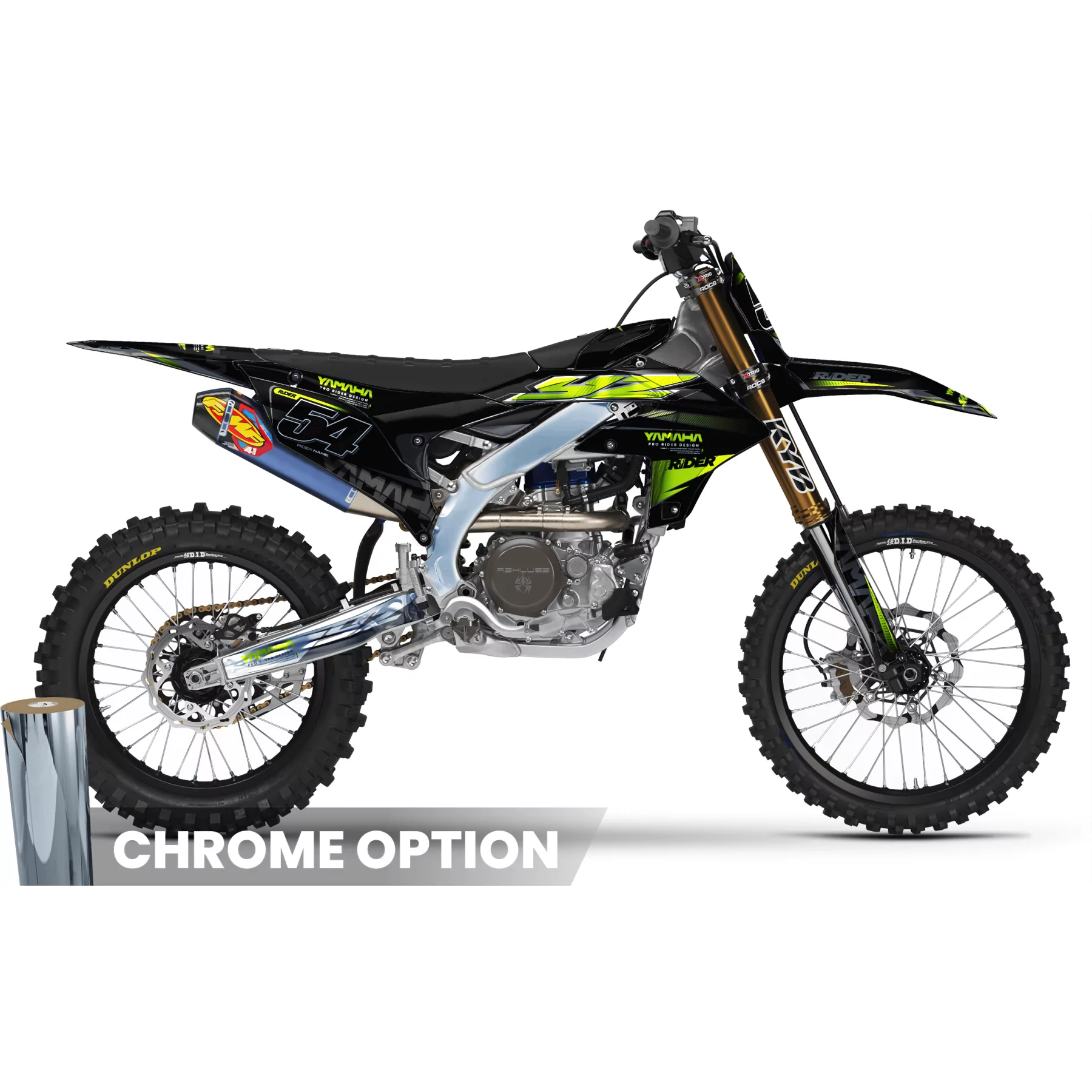 Stickerset motor STICKERSET MOTOCROSS YAMAHA SOLID