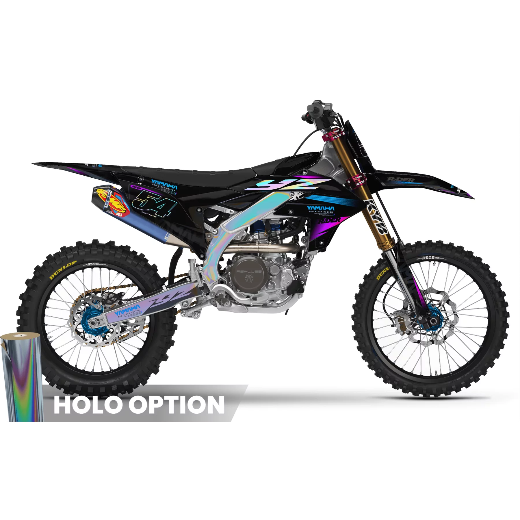 Kit adesivos moto KIT ADESIVOS MOTOCROSS YAMAHA SWIFT