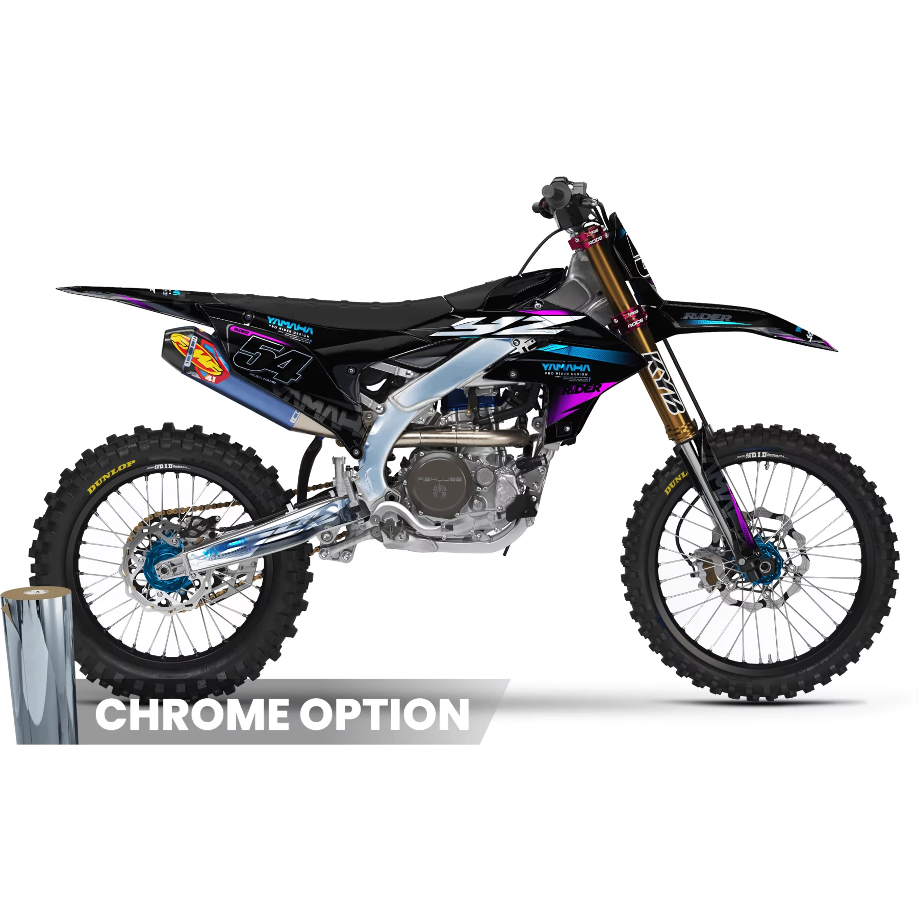 Kit adesivos moto KIT ADESIVOS MOTOCROSS YAMAHA SWIFT