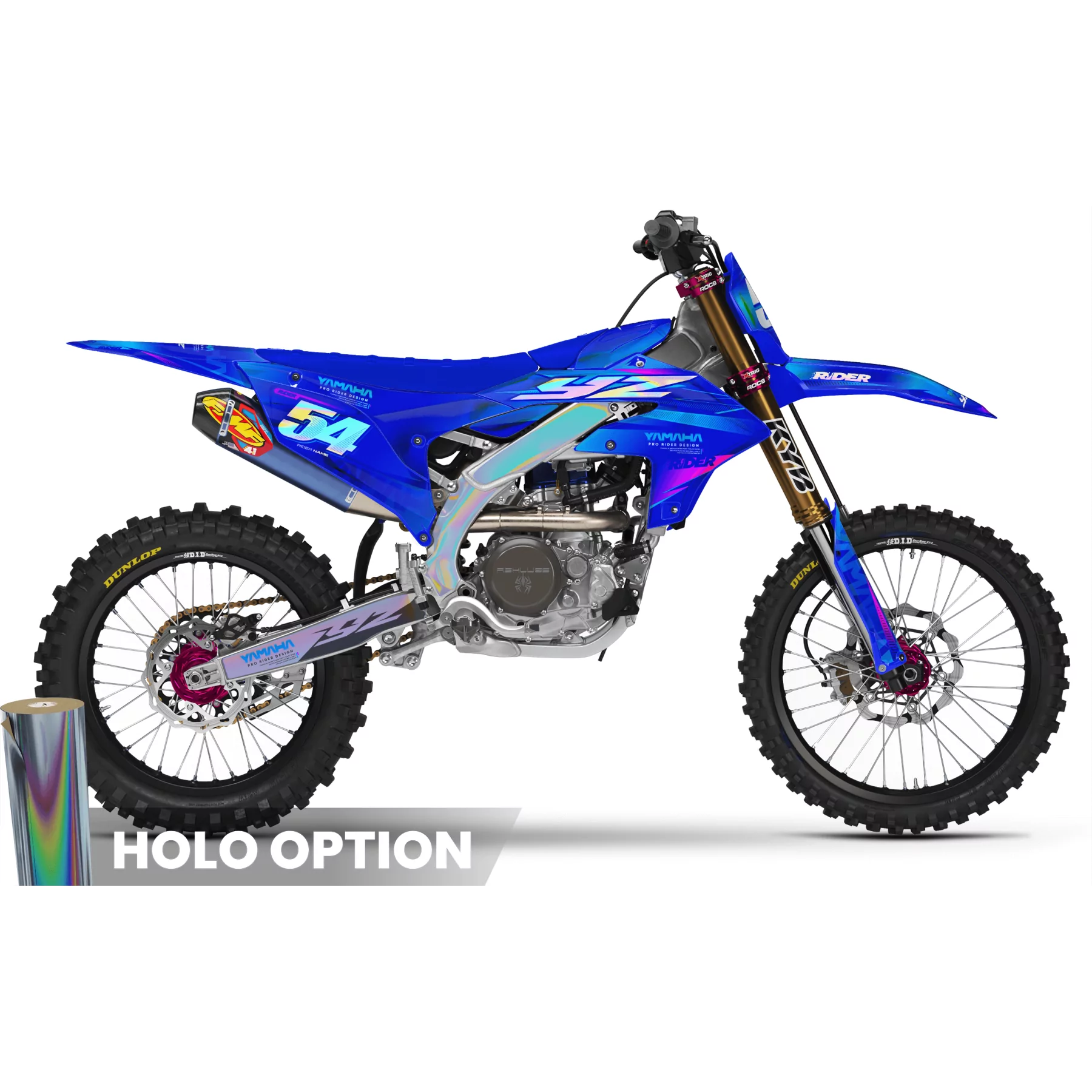 grafiche moto GRAFICHE MOTOCROSS YAMAHA TRUE BLUE