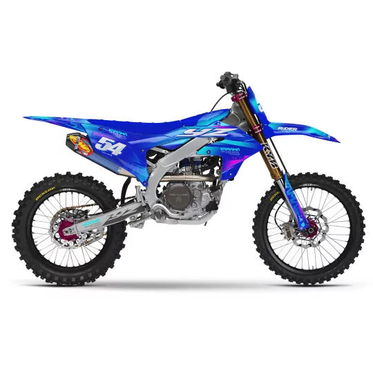 Stickerset moto STICKERSET MOTOCROSS YAMAHA BLUE BOLD