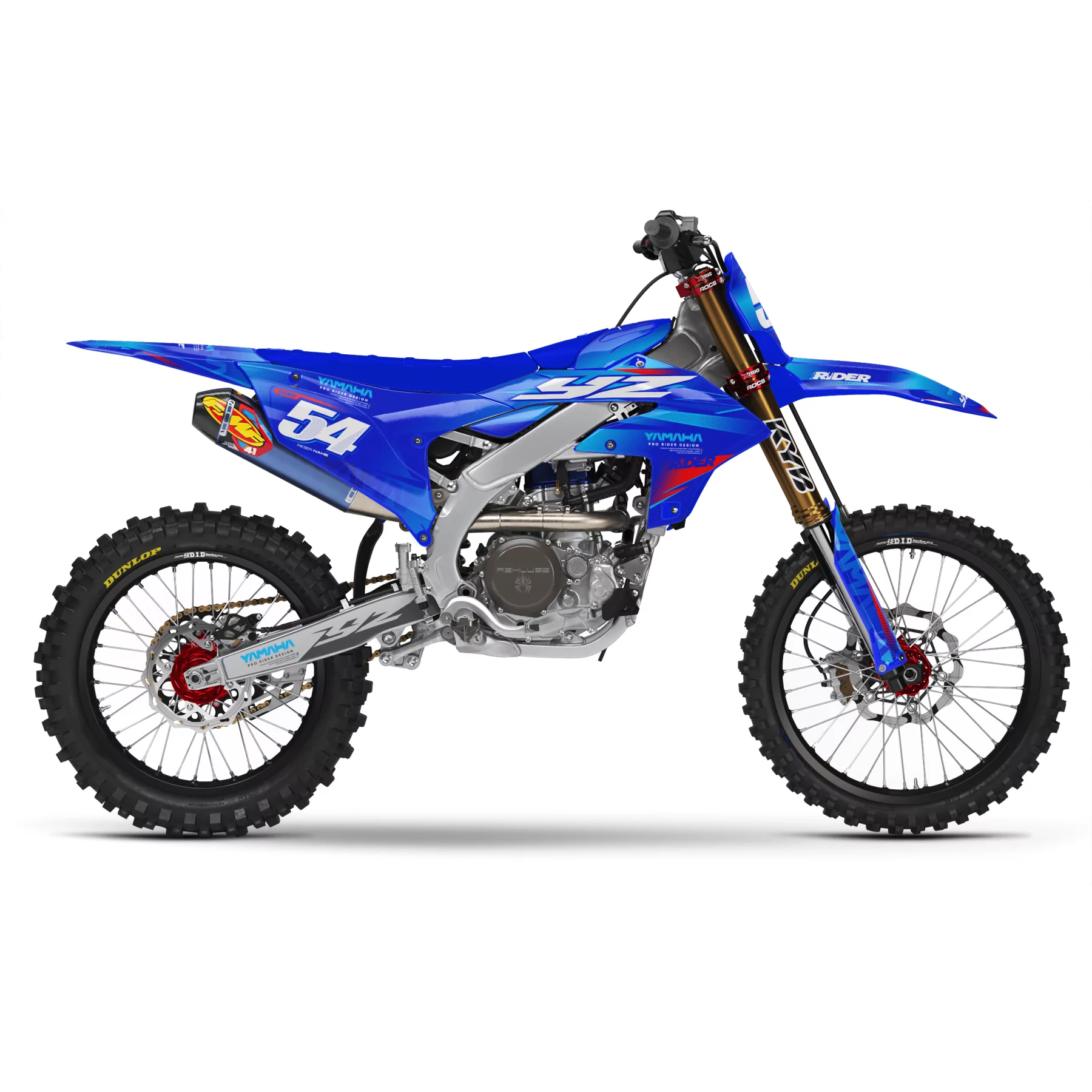 Kit adesivos moto KIT ADESIVOS MOTOCROSS YAMAHA LUCID