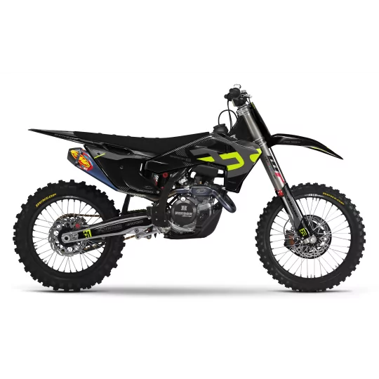 Kit adesivos moto KIT ADESIVOS MOTOCROSS HUSQVARNA DARK VENOM