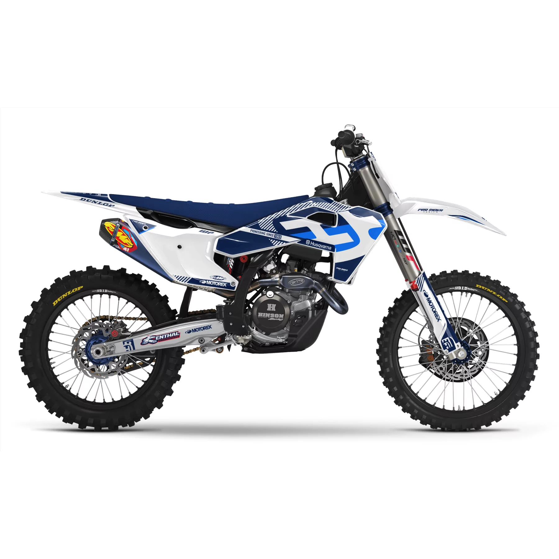 Stickerset moto STICKERSET MOTOCROSS HUSQVARNA FACTORY SIGNATURE