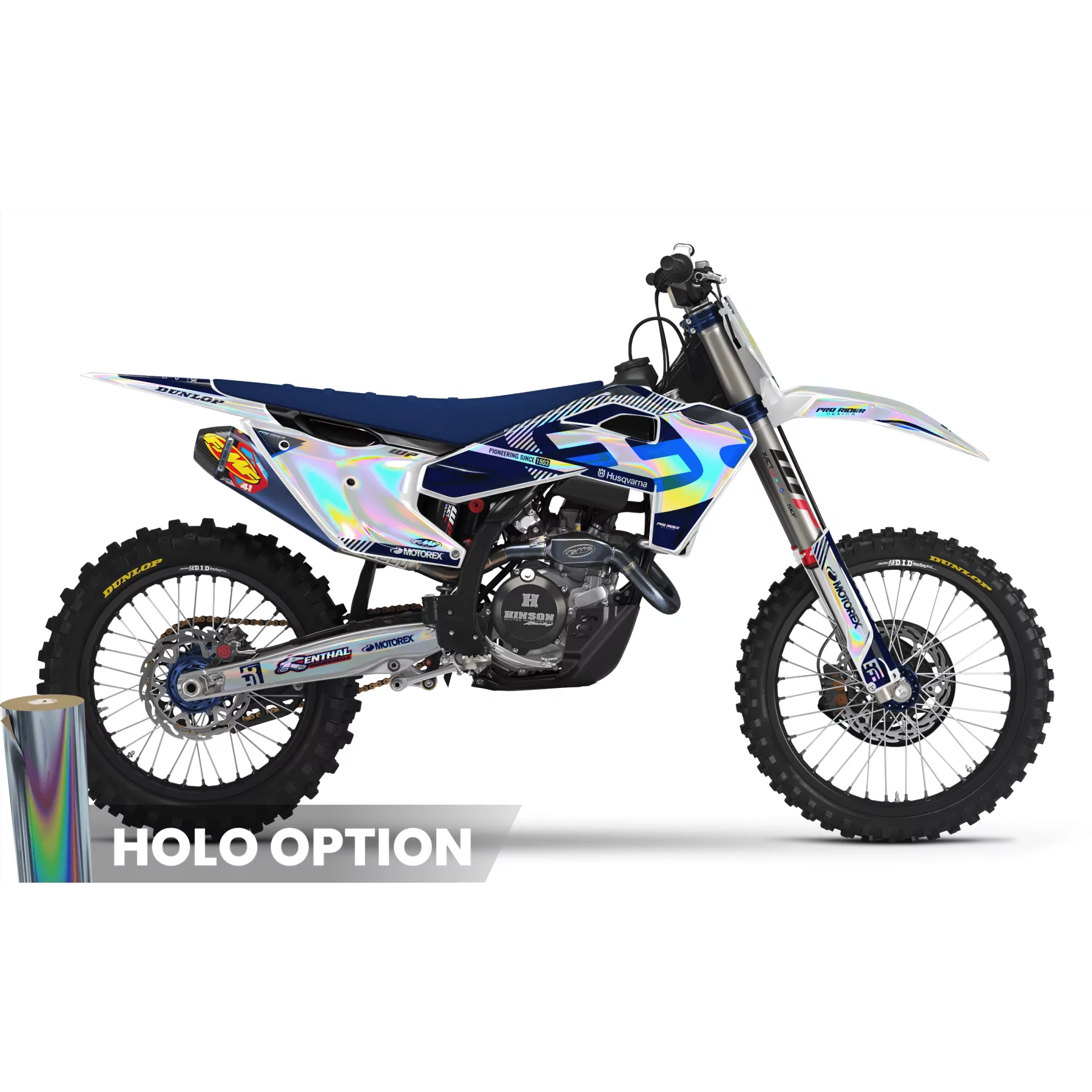 Stickerset moto STICKERSET MOTOCROSS HUSQVARNA FACTORY SIGNATURE