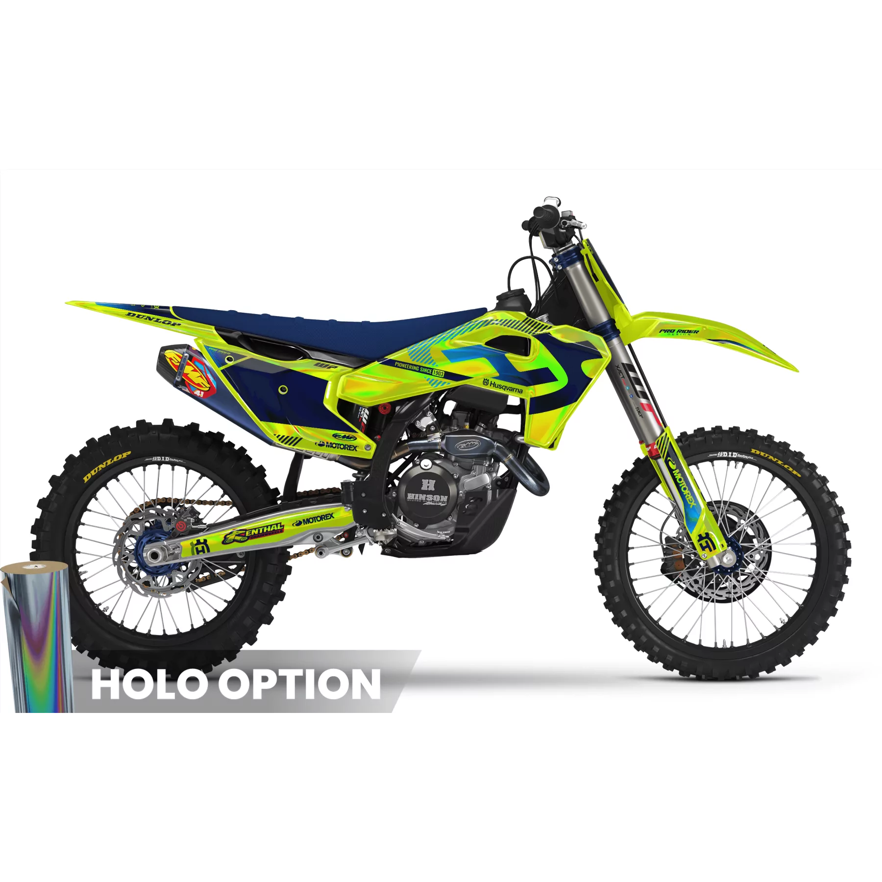 grafiche moto GRAFICHE MOTOCROSS HUSQVARNA NEON FACTORY