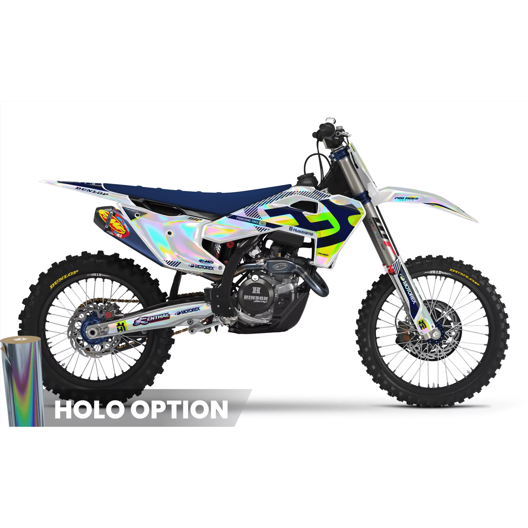 Stickerset moto STICKERSET MOTOCROSS HUSQVARNA ORIGIN FACTORY