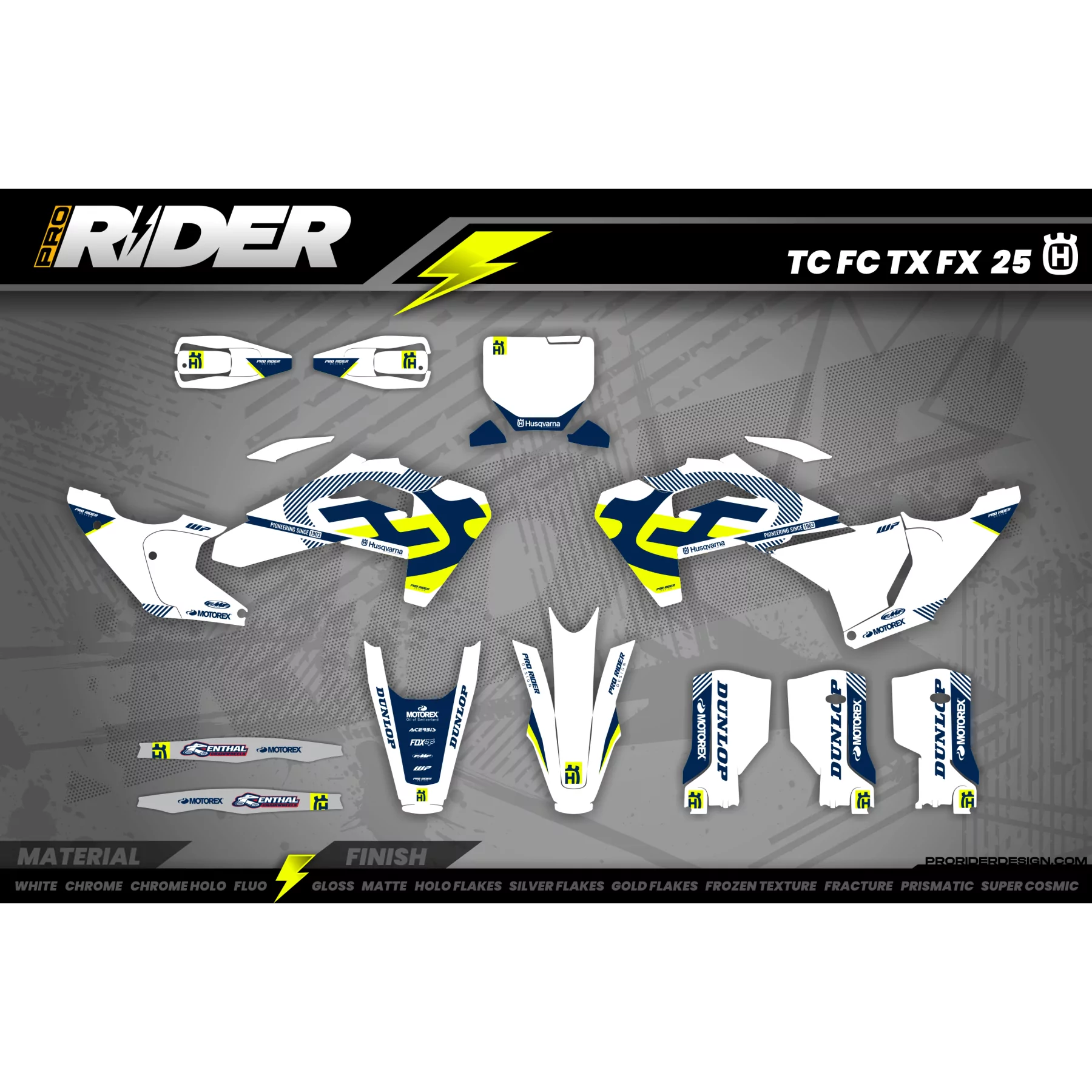 Grafiche moto GRAFICHE MOTOCROSS HUSQVARNA ORIGIN FACTORY