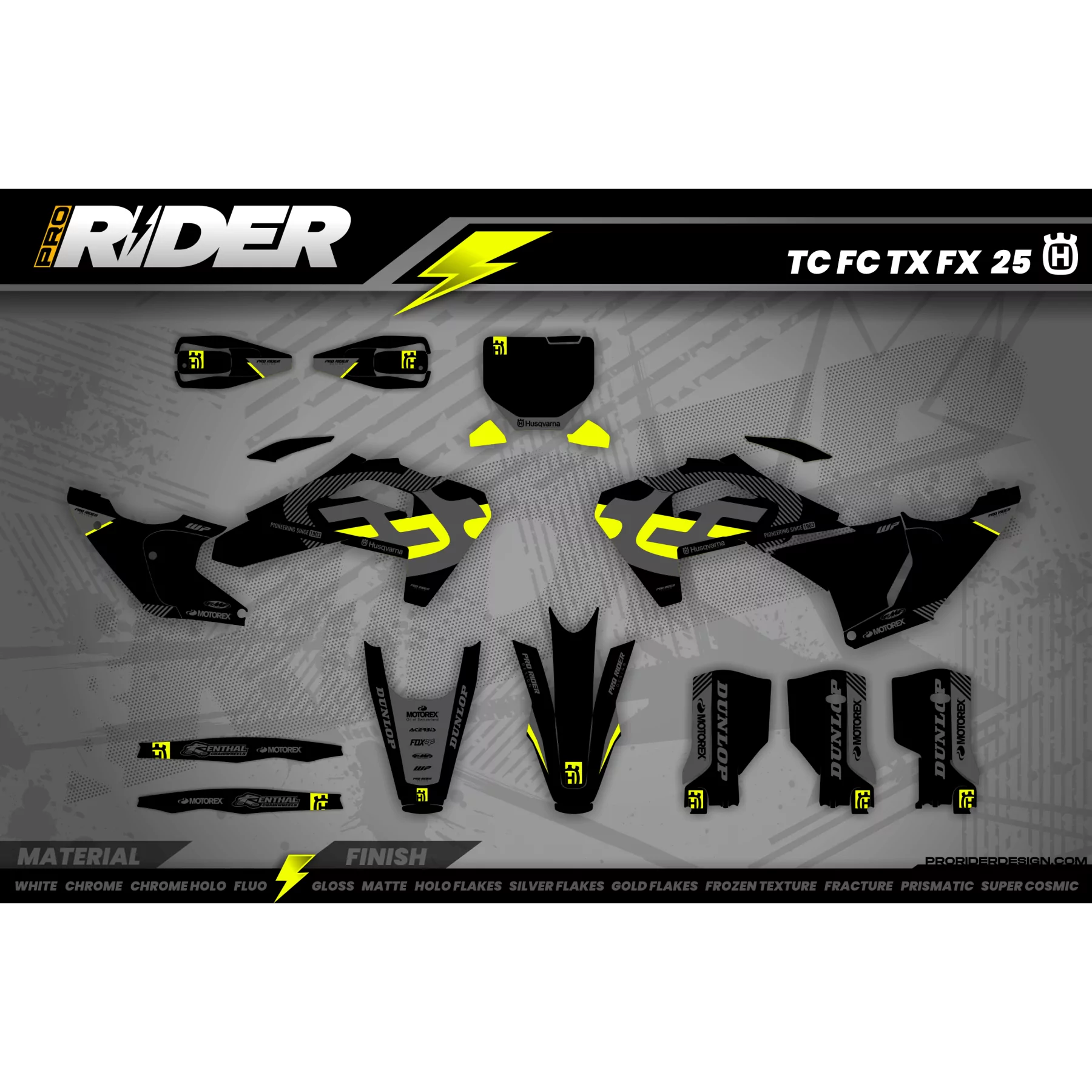 Grafiche moto GRAFICHE MOTOCROSS HUSQVARNA DARK VENOM