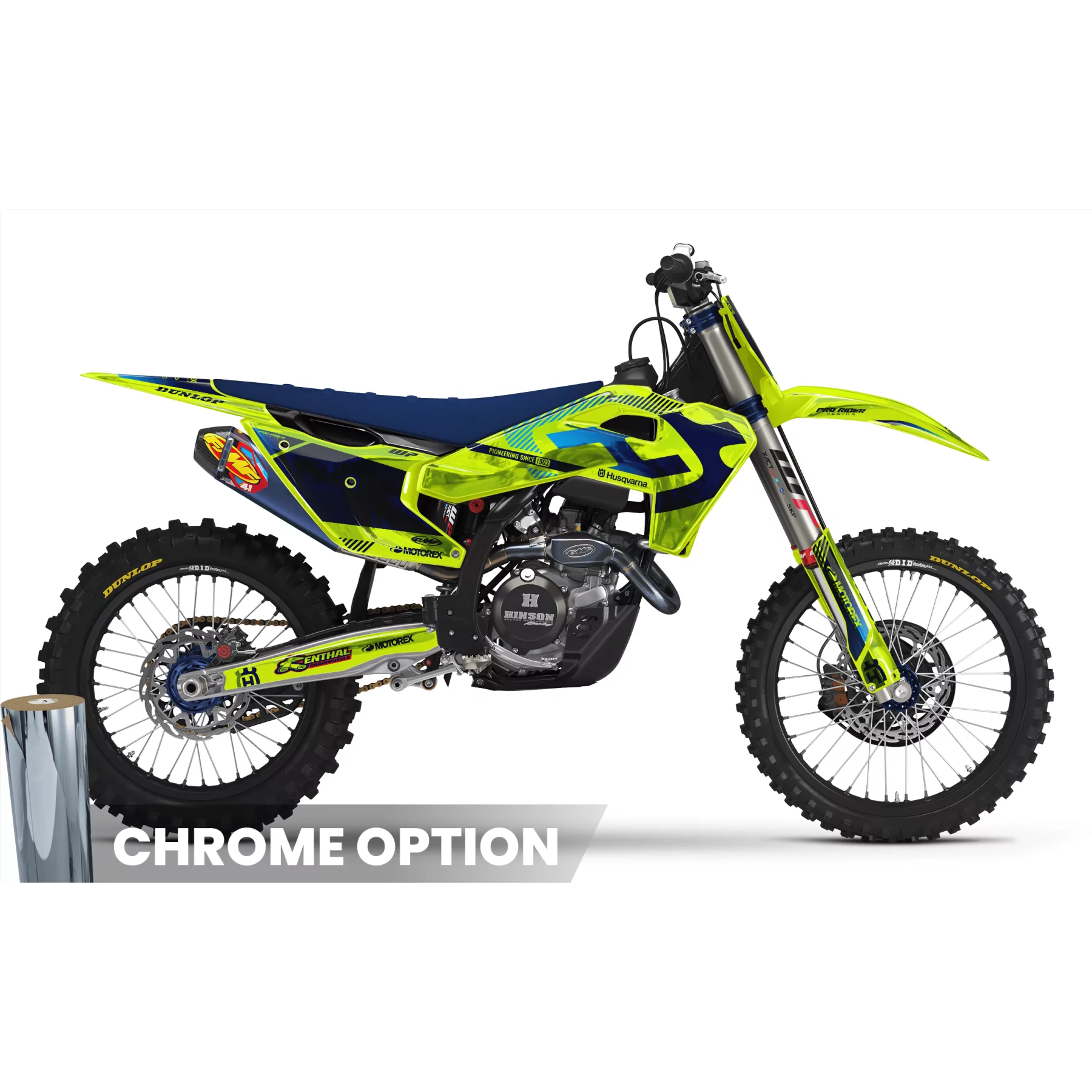 Grafiche moto GRAFICHE MOTOCROSS HUSQVARNA NEON FACTORY