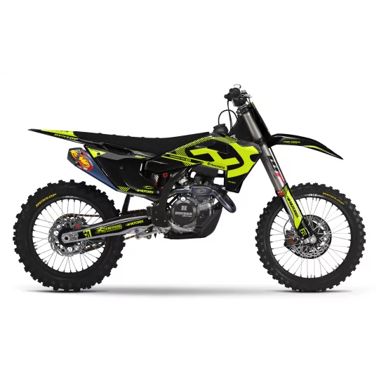Stickerset moto Stickerset MOTOCROSS HUSQVARNA FACTORY BLACK SIGNATURE