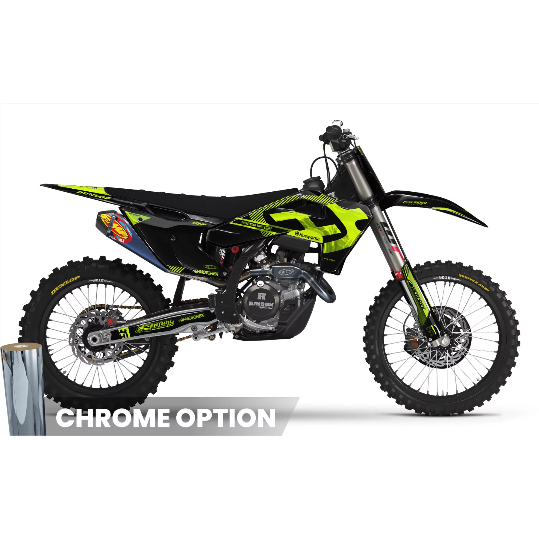 Grafiche moto GRAFICHE MOTOCROSS HUSQVARNA FACTORY BLACK SIGNATURE
