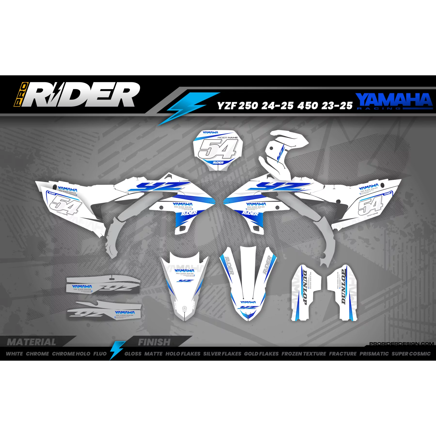 Grafiche moto GRAFICHE MOTOCROSS YAMAHA WIDE