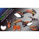 Kit déco moto KIT DECO QUAD BOXER ORANGE (REF:PRDA1C)