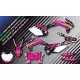 Motorcycle graphics QUAD BOXER PINK GRAPHICS (REF:PRDA1F)
