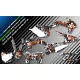 Stickerset motor STICKERSET QUAD DC B&W ORANJE (REF:PRDA15C)