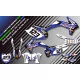 STICKERSET motor Stickerset QUAD FMR FACTORY BLAUW (REF:PRDA13E)