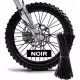 Stickerset motor Spaakovertrekkers