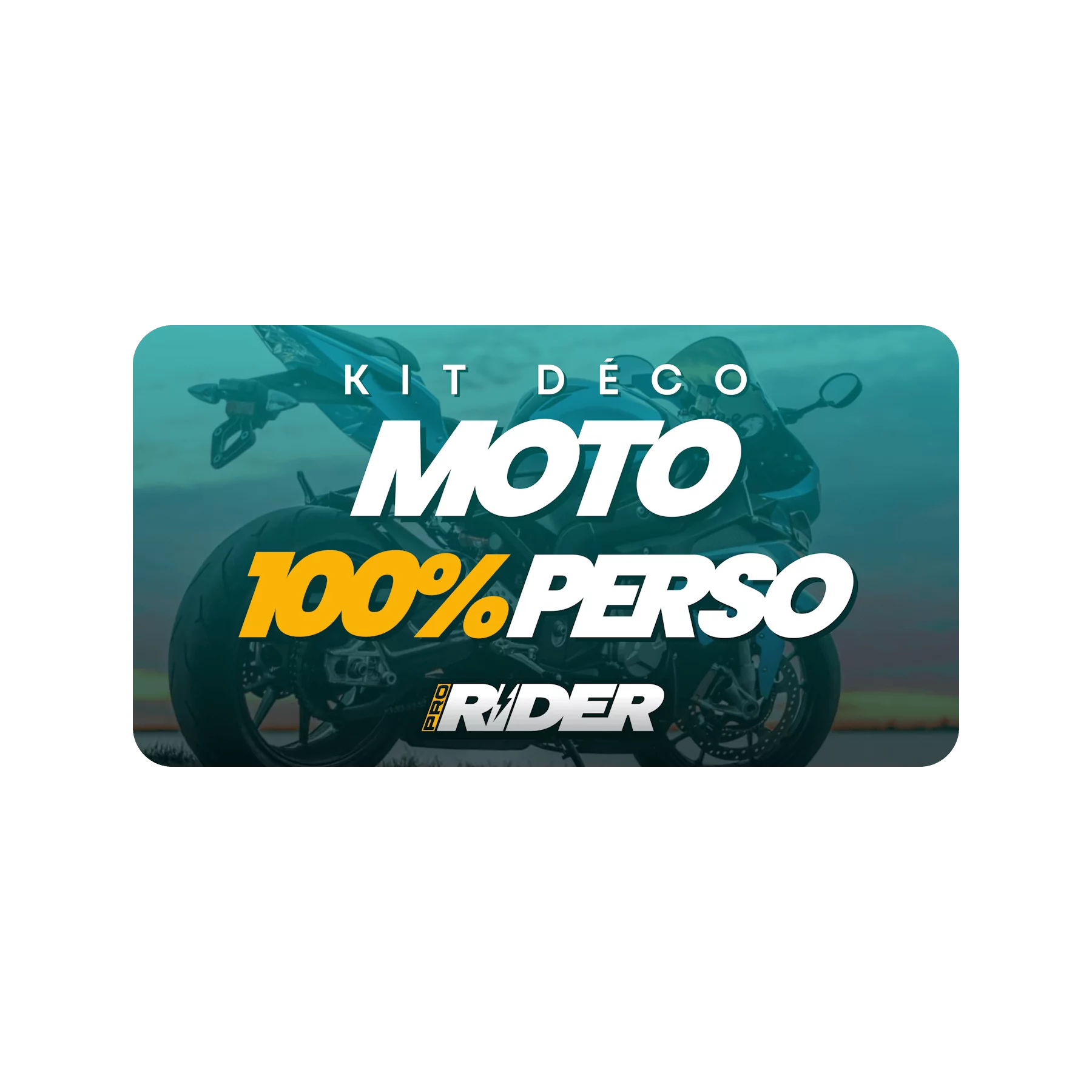 Motorstickerset 100% gepersonaliseerde stickerset voor sportmotoren