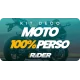 Motorcycle graphics: 100% Custom Sportbike Graphics