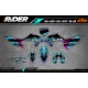 Stickerset motor STICKERSET MOTOCROSS KTM BLUE LUMEN