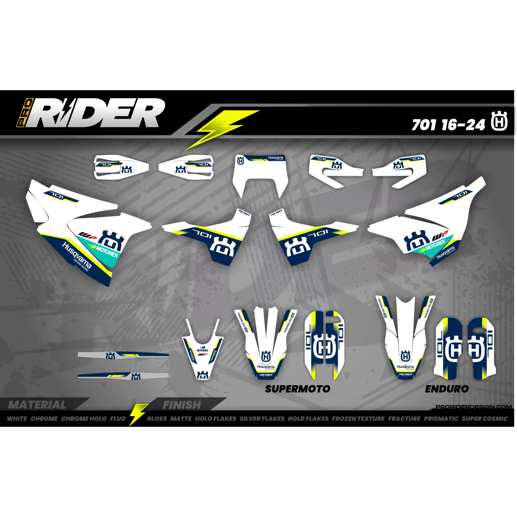 Moto graphics kit graphics 701 HUSQVARNA 