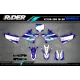 Kit adesivos moto KIT ADESIVOS MOTOCROSS YAMAHA YZ/YZF/WRF IMPULSE BLUE