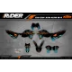 Grafiche moto grafiche Motocross KTM SX SXF EXC | Shadow Edition | Black orange dark teal
