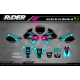 Kit adesivos moto KIT ADESIVOS Motocross PERSO UNIT BLACK