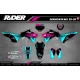 Kit adesivos moto KIT ADESIVOS Motocross PERSO UNIT BLACK