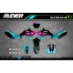 Kit adesivos moto KIT ADESIVOS Motocross PERSO UNIT BLACK