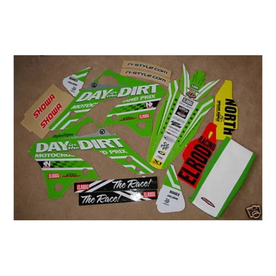 Kit adesivos moto Kit adesivos 450 KXF 2006 a 2008 (PRDKW3330B)