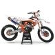 Kit adesivos moto KIT ADESIVOS Motocross KTM BUD RACING LARANJA|BRANCO (REF:PRDA36C6)