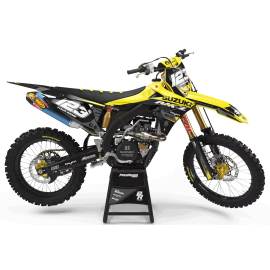grafiche moto GRAFICHE Motocross SUZUKI BUD RACING NERO|GIALLO (REF:PRDA36D1)