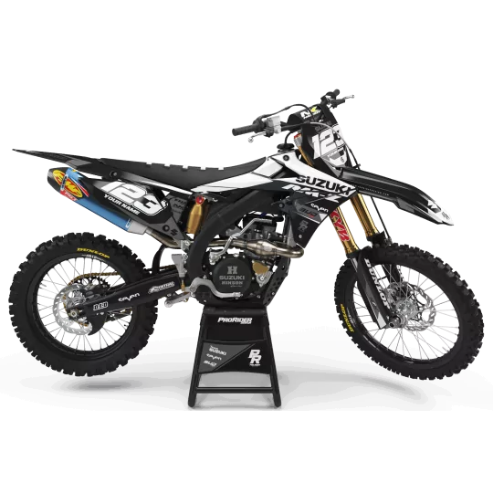 Kit adhesivos moto KIT ADHESIVOS Motocross SUZUKI BUD RACING NEGRO|BLANCO (REF:PRDA36D5)
