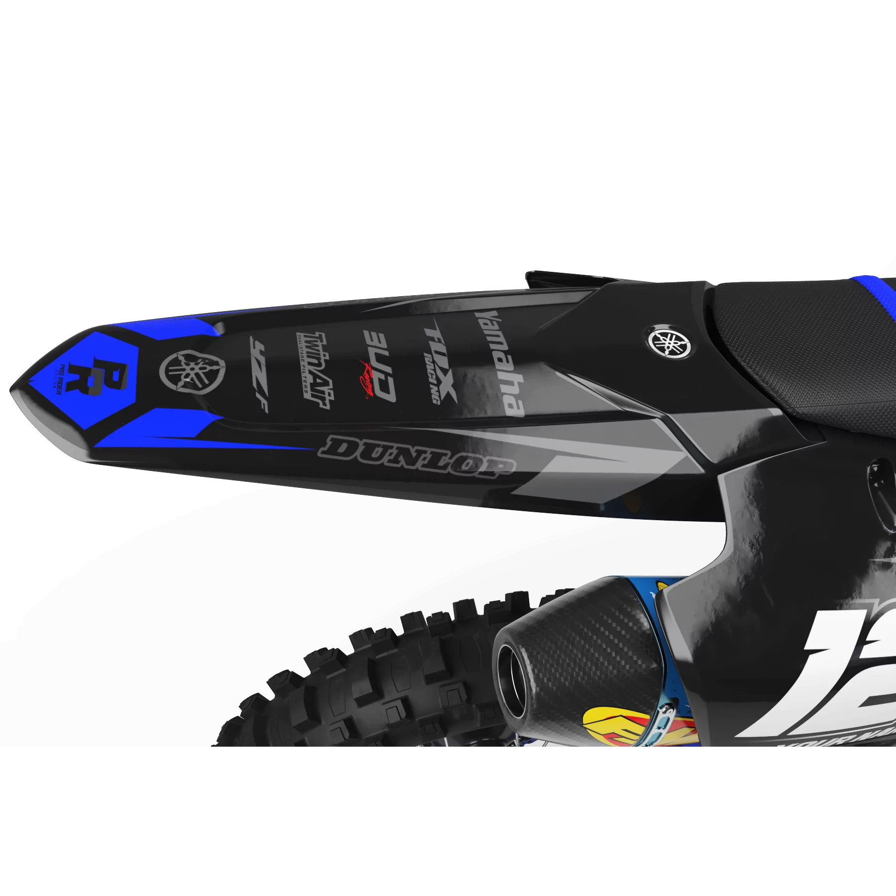 grafiche moto Grafiche Motocross YAMAHA BUD RACING NERO|BLU (REF:PRDA36E1)