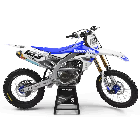 Kit adesivos moto Kit adesivos Motocross YAMAHA BUD RACING BRANCO|AZUL (REF:PRDA36E2)