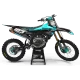 Stickerset moto Stickerset Motocross YAMAHA BUD RACING ZWART|CYAAN (REF:PRDA36E3)