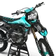 Kit adhesivos moto Kit adhesivos Motocross YAMAHA BUD RACING NEGRO|CIAN (REF:PRDA36E3)