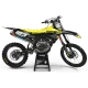 Kit adesivos moto Kit adesivos Motocross YAMAHA BUD RACING PRETO|AMARELO (REF:PRDA36E4)
