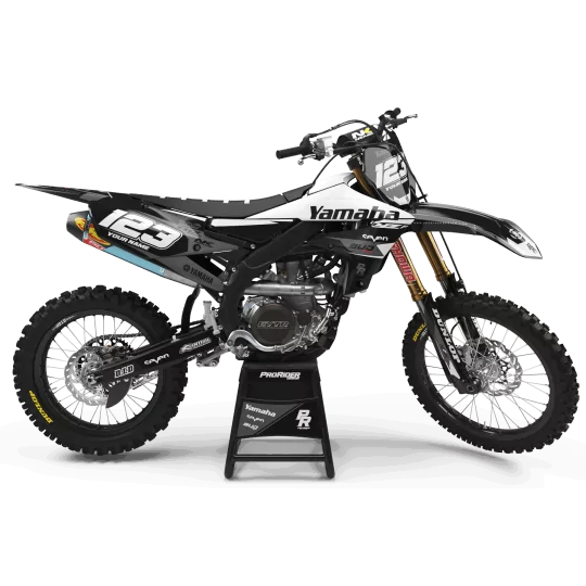 Stickerset moto Stickerset Motocross YAMAHA BUD RACING ZWART|WIT (REF:PRDA36E5)