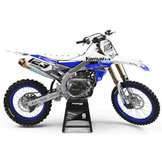 Stickerset moto Stickerset Motocross YAMAHA BUD RACING BLAUW|WIT (REF:PRDA36E6)