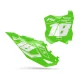 Kit adesivos moto KIT ADESIVOS FUNDOS DE PLACAS PERSO KAWASAKI Vibrant Lime