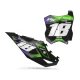Motorstickerset STICKERSET NUMMERBORDACHTERGRONDEN PERSO KAWASAKI Pro Series