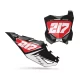 Motorstickerset STICKERSET NUMMERBORDACHTERGRONDEN PERSO KAWASAKI Mud Warrior