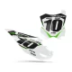 Motorstickerset STICKERSET NUMMERBORDACHTERGRONDEN PERSO KAWASAKI White Shield