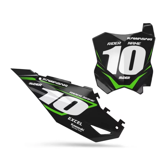Grafiche moto GRAFICHE FONDI TARGHE PERSO KAWASAKI Apex Design