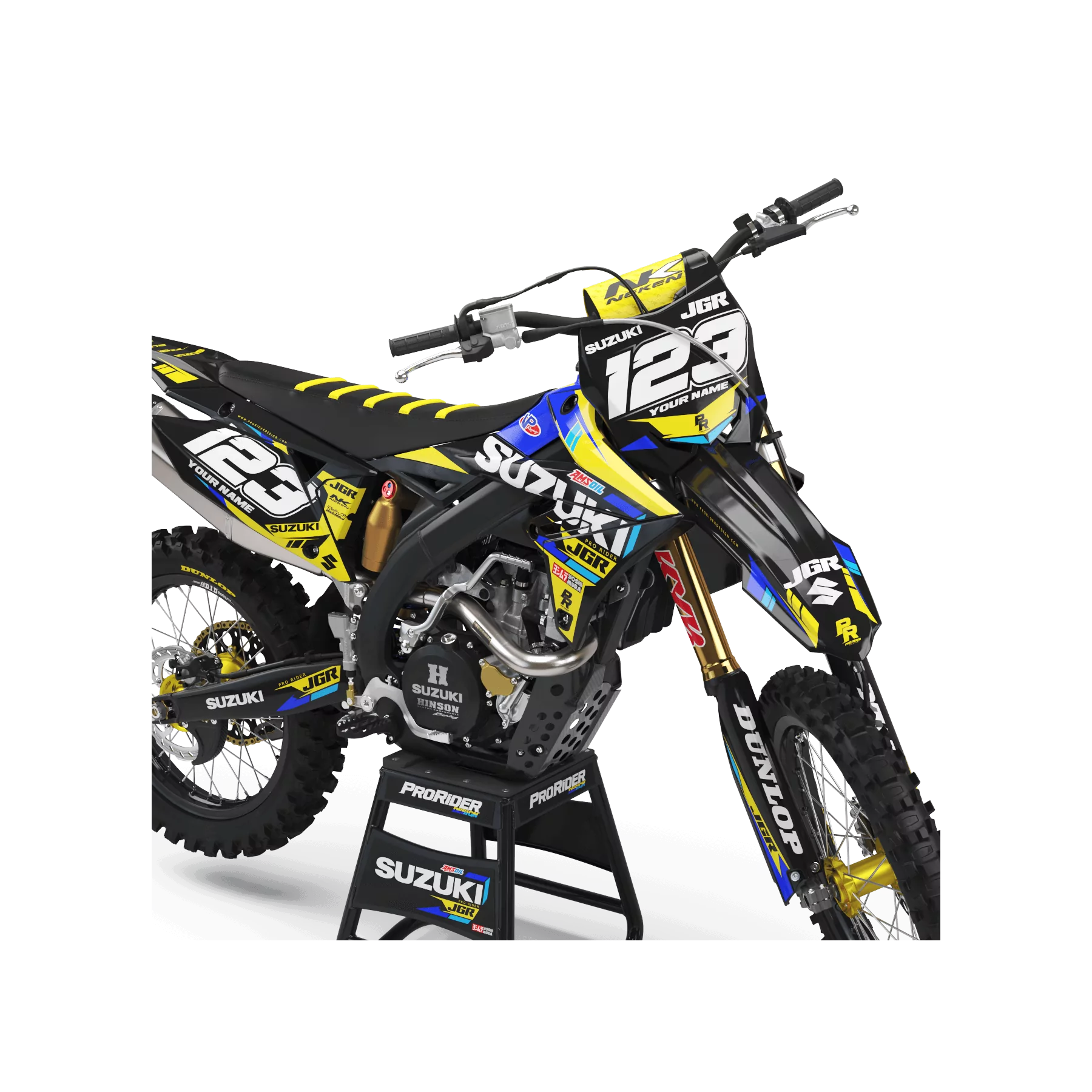 Motorrad Dekor Dekor Motocross Suzuki : Verleihen Sie Ihrem Motocross einen neuen Style (REF:PRDA37D)