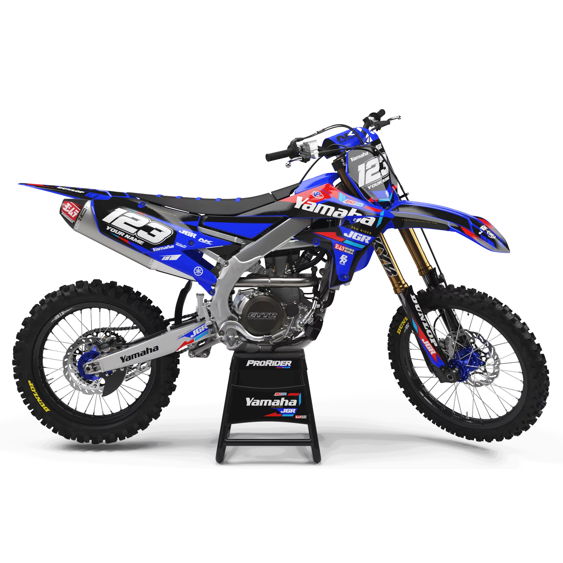Kit déco moto Kit Deco Yamaha JGR : Idéal pour tous les fans de Motocross (ref:prda37e)