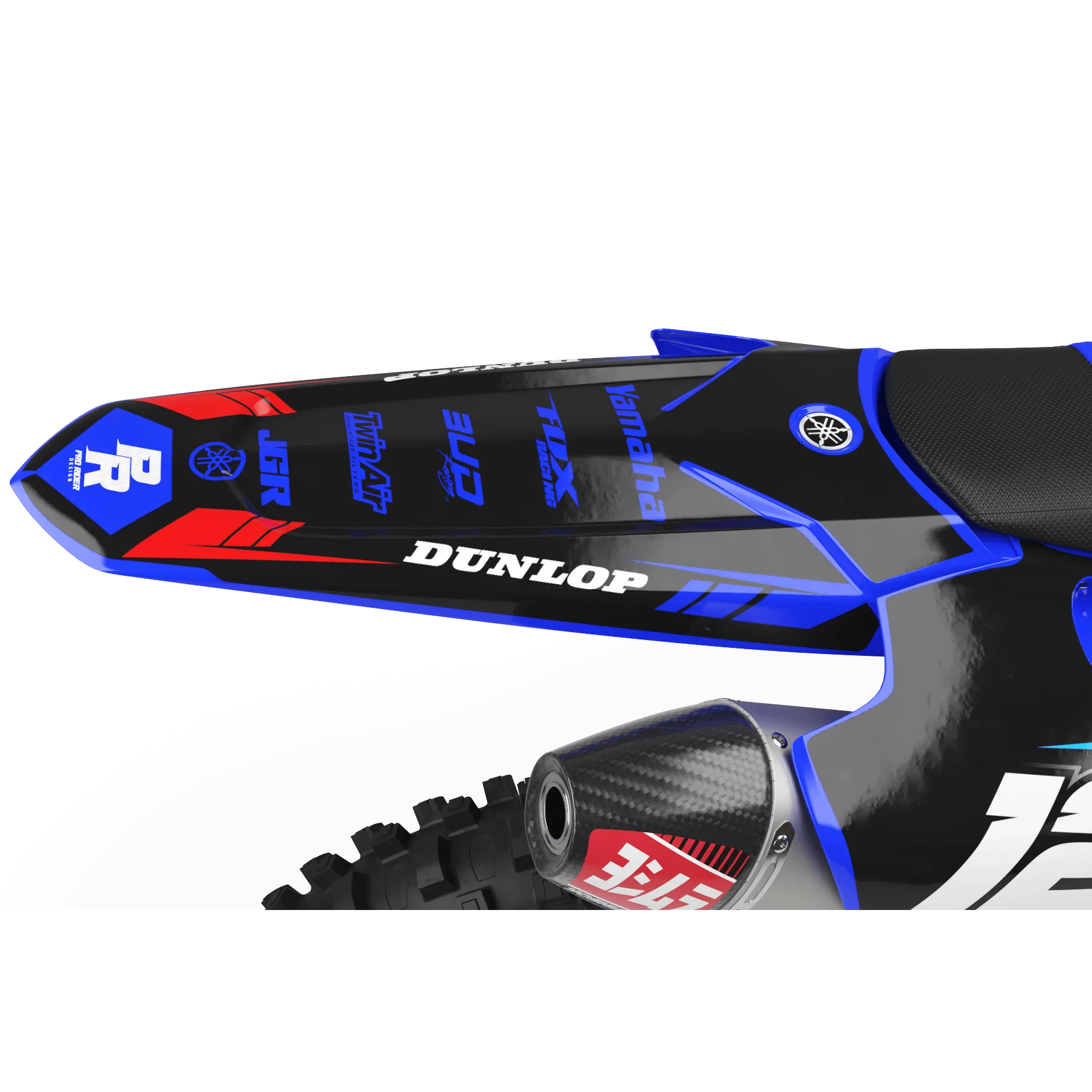 Motorrad Dekor Dekor Yamaha JGR : Ideal für alle Motocross-Fans (ref:prda37e)